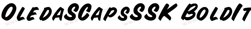 OledaSCapsSSK BoldIt字体转换